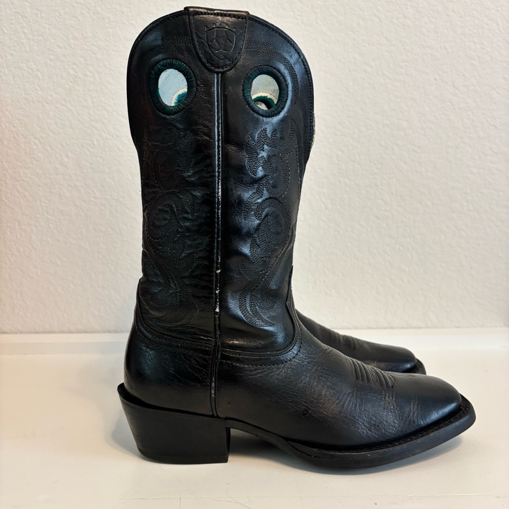 Ariat Crossfire Western leather 16847 Square toe Boots US Size 6.5B - Picture 3 of 16